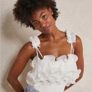 White Free People bodysuit